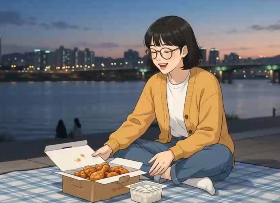 Han River Picnic: Korean Phrases for a Night by the River